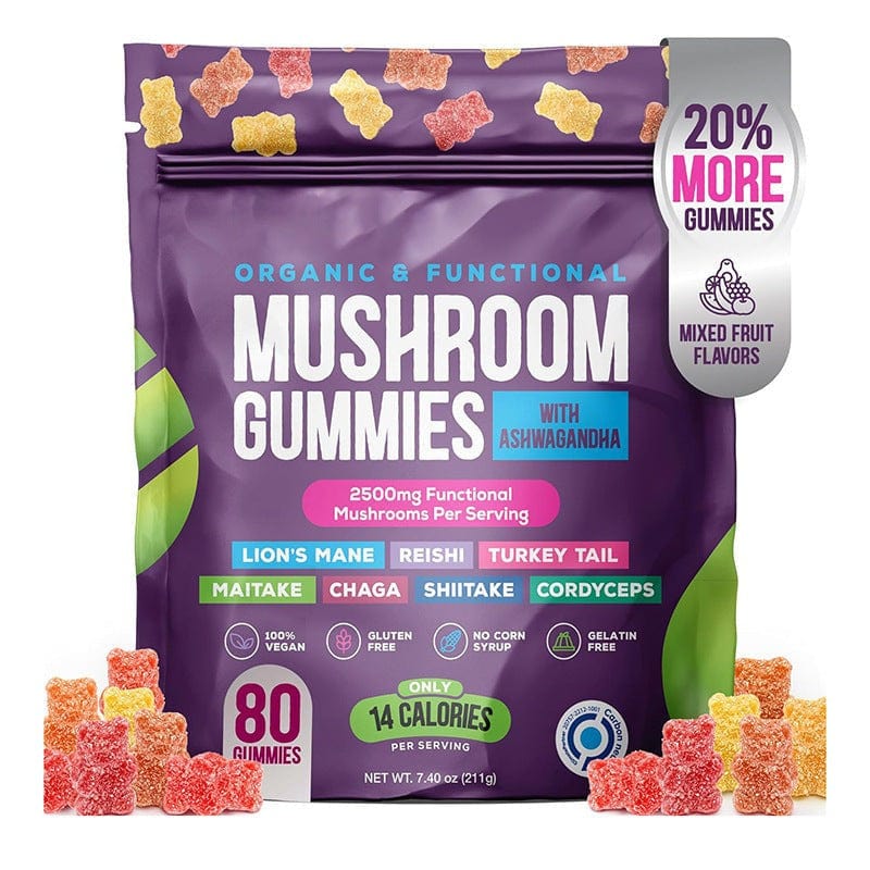 FOCUS, ENERGY + CALM- Mushroom Gummies