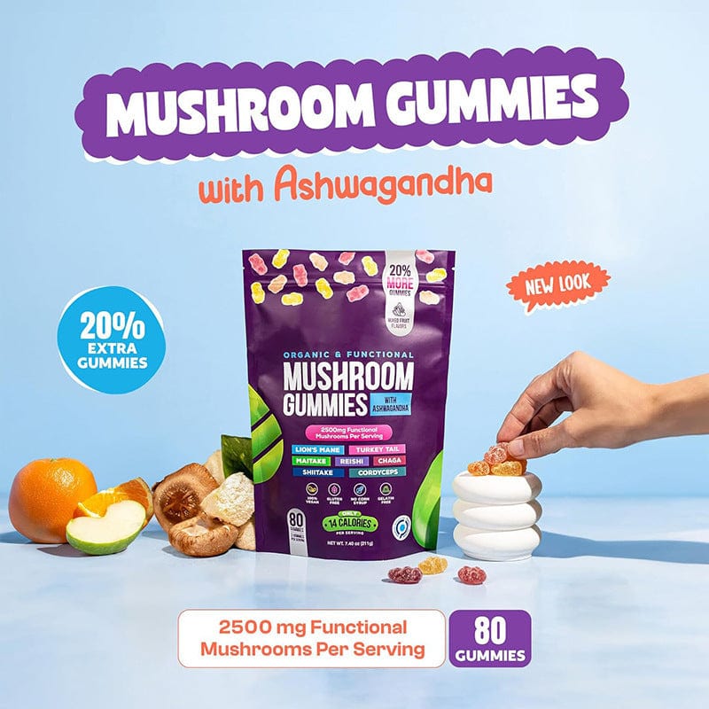 FOCUS, ENERGY + CALM- Mushroom Gummies