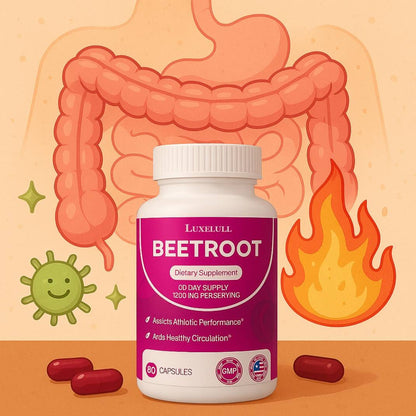 Organic Beetroot Capsules – Daily Nitrate Support for Heart & Circulation