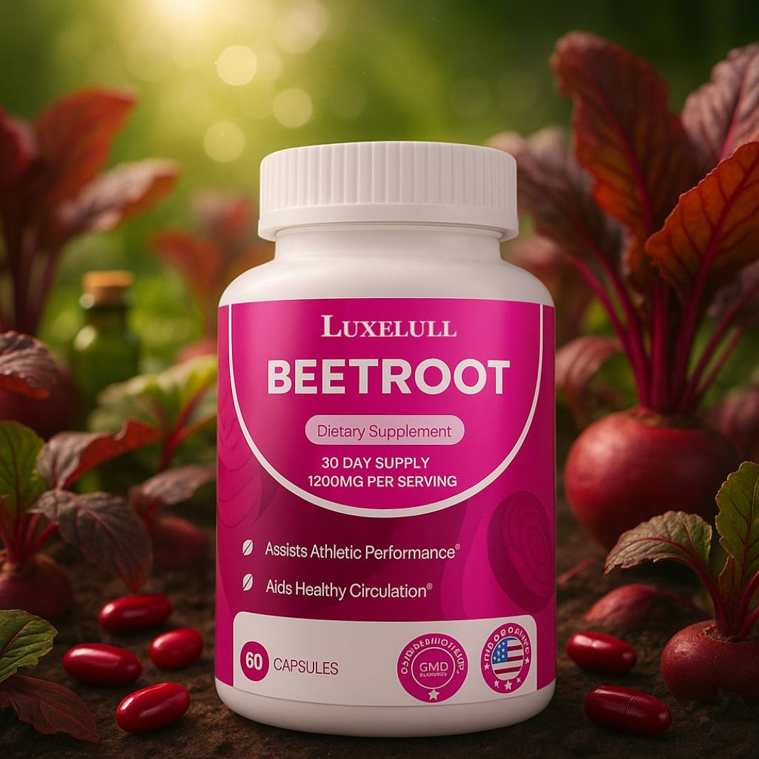 Organic Beetroot Capsules – Daily Nitrate Support for Heart & Circulation