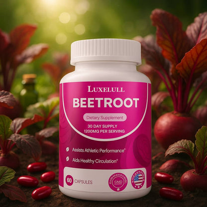 Organic Beetroot Capsules – Daily Nitrate Support for Heart & Circulation