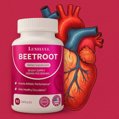 Organic Beetroot Capsules – Daily Nitrate Support for Heart & Circulation