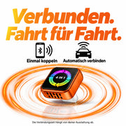 Einmal koppeln und bei der nächsten Fahrt automatisch verbinden.