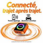 Premier appairage puis reconnexion automatique.